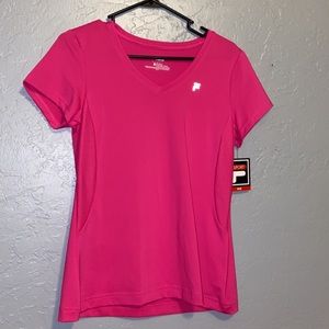 BUNDLE OF 4 FILA ATHLETIC V-NECKS